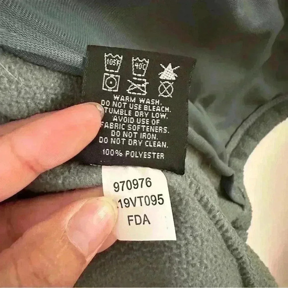 Cabela’s Vest Women’s Size XL Full Zip Fleece Zippered Pockets Green - Picture 6 of 14